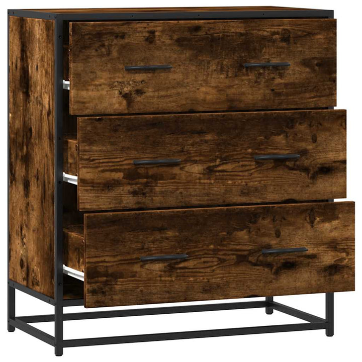 Skänk 68X35X76 Cm Konstruerat Trä Och Metall