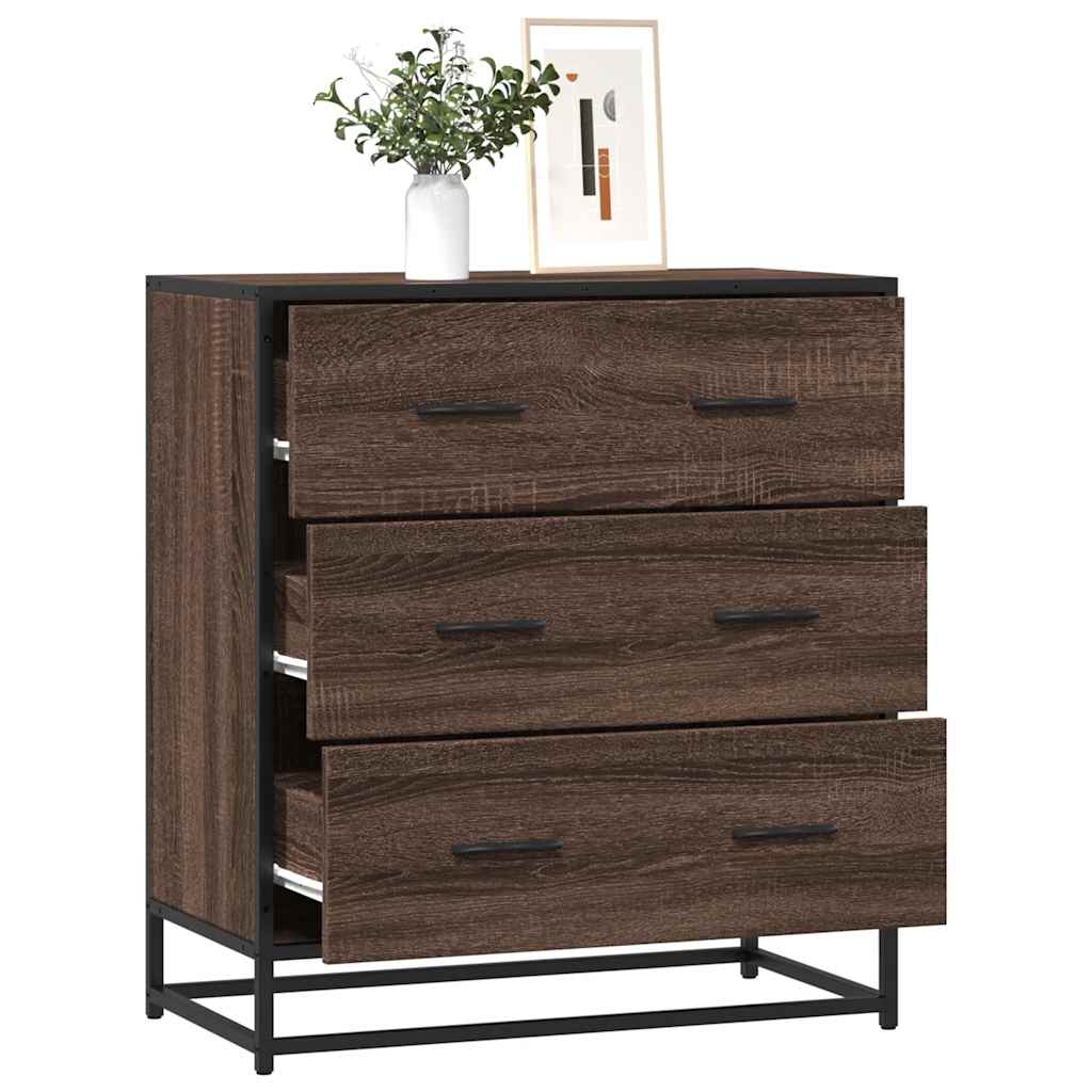 Skänk 68X35X76 Cm Konstruerat Trä Och Metall