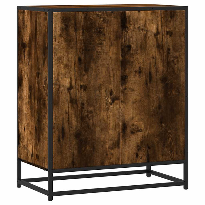 Skänk Brun Ek 62X35X76 Cm Konstruerat Trä
