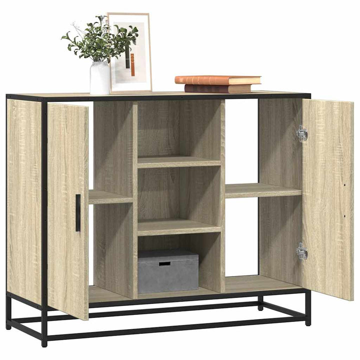 Skänk -Ek 92X35X76 Cm Konstruerat Trä