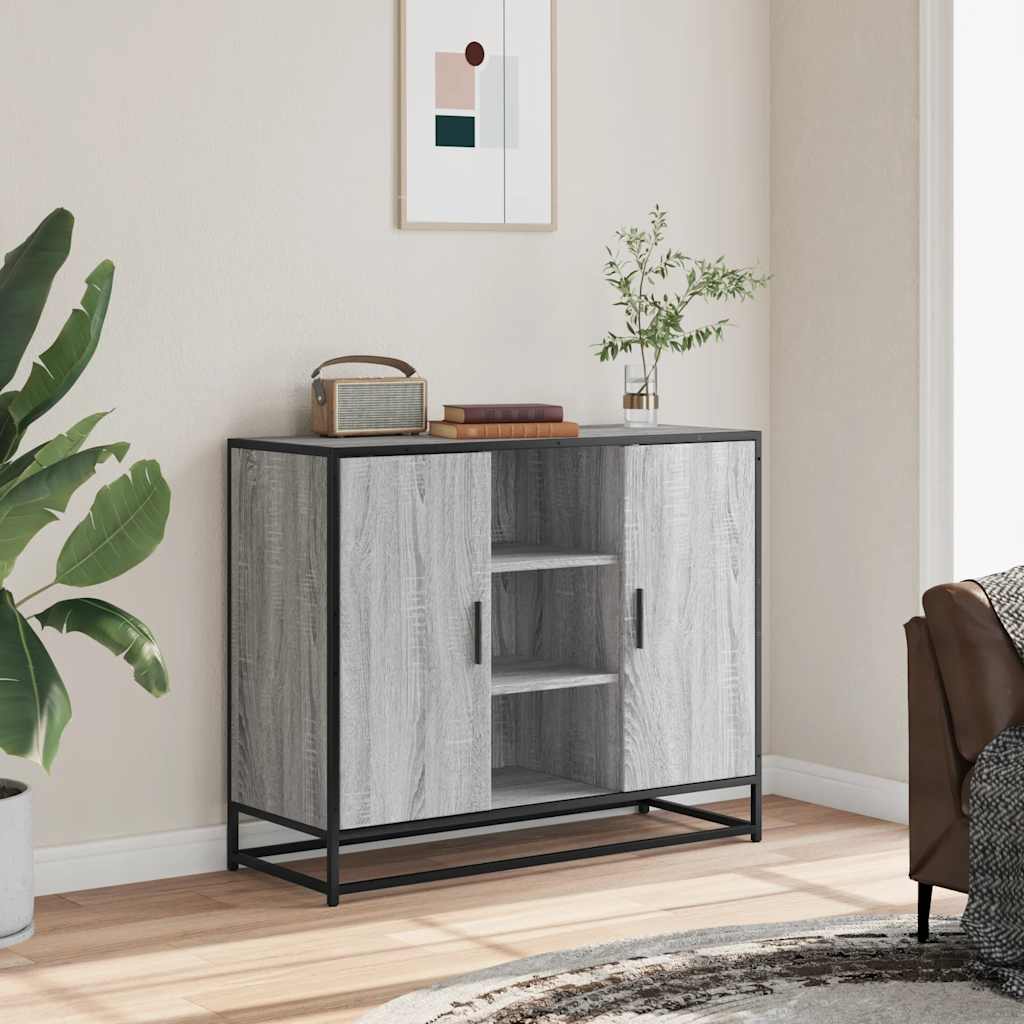 Skänk -Ek 92X35X76 Cm Konstruerat Trä