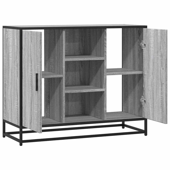 Skänk -Ek 92X35X76 Cm Konstruerat Trä