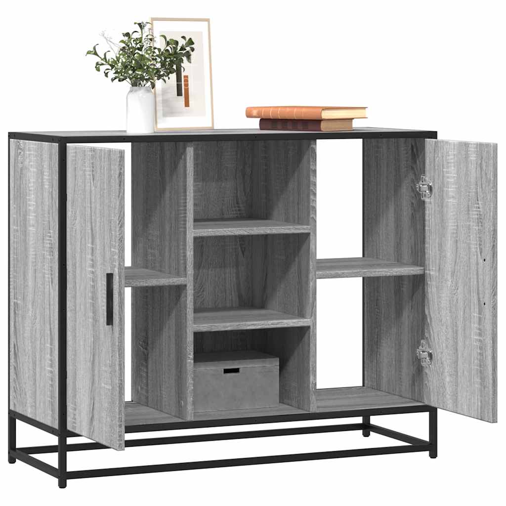 Skänk -Ek 92X35X76 Cm Konstruerat Trä