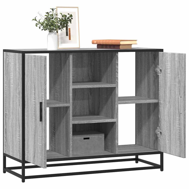 Skänk -Ek 92X35X76 Cm Konstruerat Trä