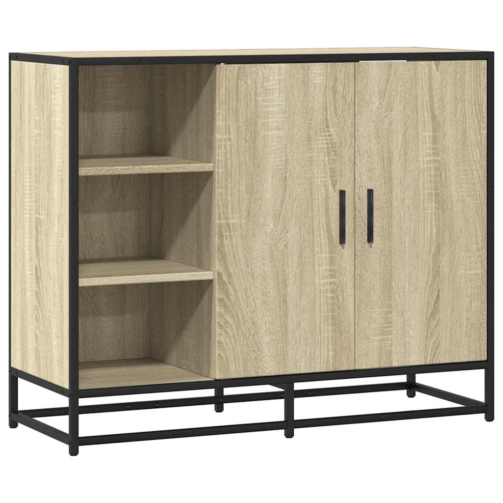 Skänk Sonoma-Ek 92X35X76 Cm Konstruerat Trä