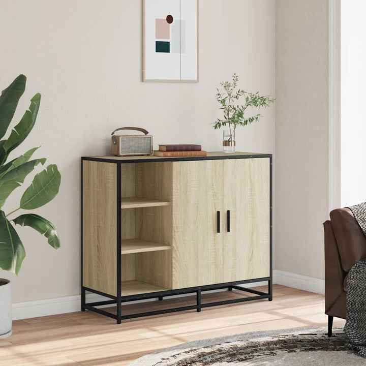 Skänk Sonoma-Ek 92X35X76 Cm Konstruerat Trä