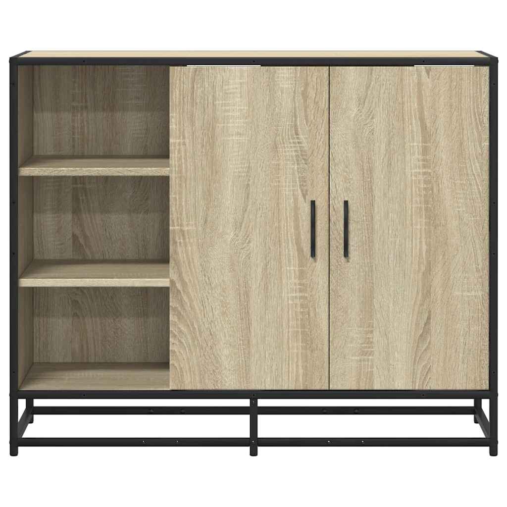 Skänk Sonoma-Ek 92X35X76 Cm Konstruerat Trä