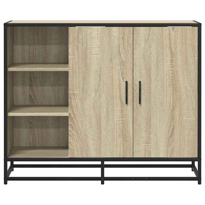 Skänk Sonoma-Ek 92X35X76 Cm Konstruerat Trä