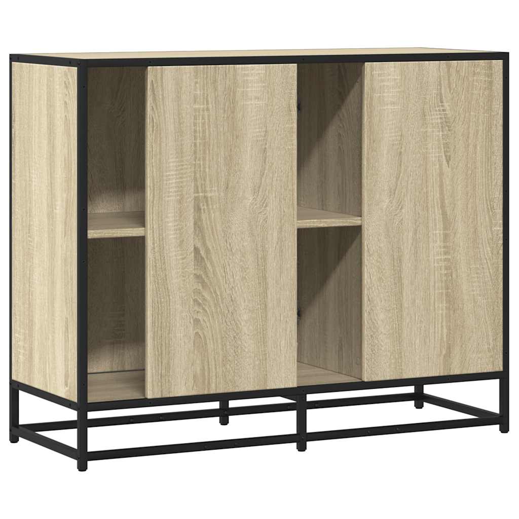 Skänk Sonoma-Ek 92X35X76 Cm Konstruerat Trä