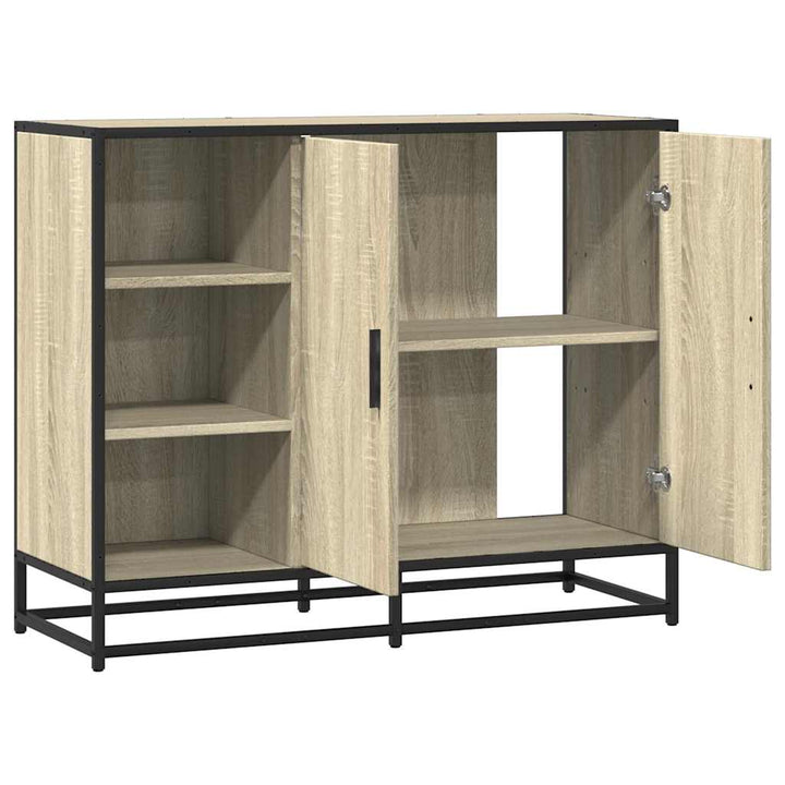Skänk Sonoma-Ek 92X35X76 Cm Konstruerat Trä