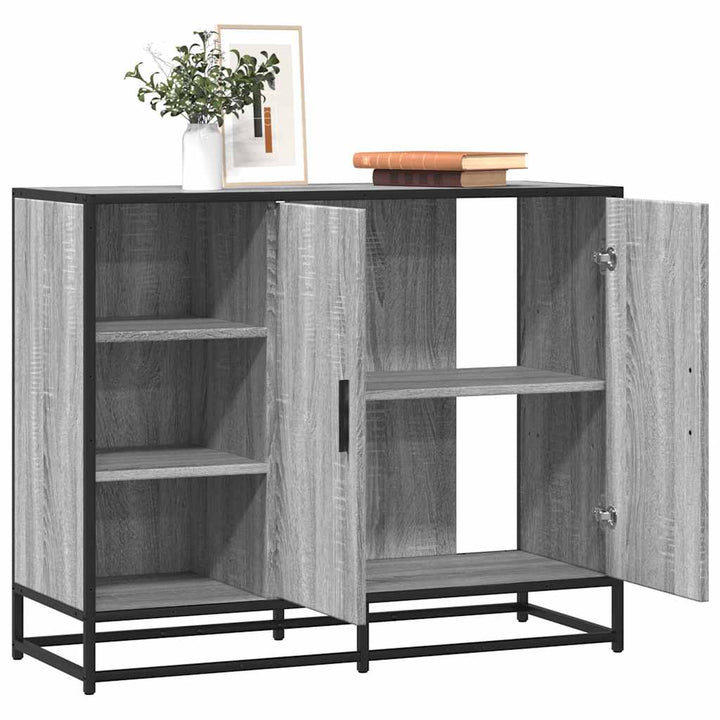 Skänk Sonoma-Ek 92X35X76 Cm Konstruerat Trä