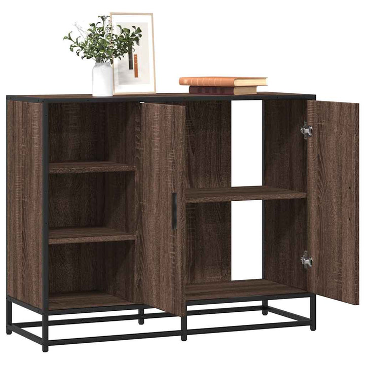 Skänk Sonoma-Ek 92X35X76 Cm Konstruerat Trä
