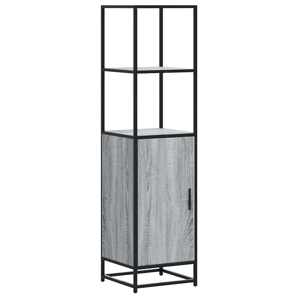 Högskåp 35,5X35X139 Cm Konstruerat Trä Och Metall
