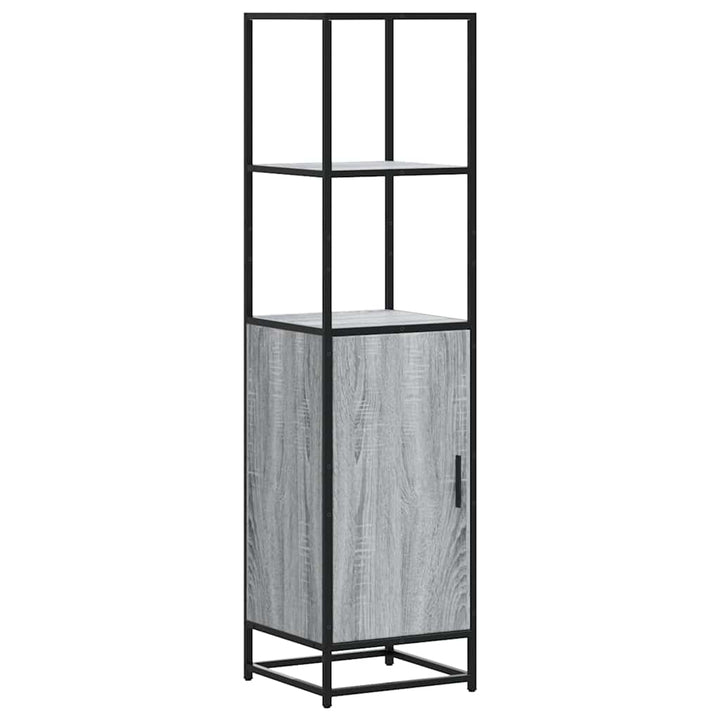 Högskåp 35,5X35X139 Cm Konstruerat Trä Och Metall