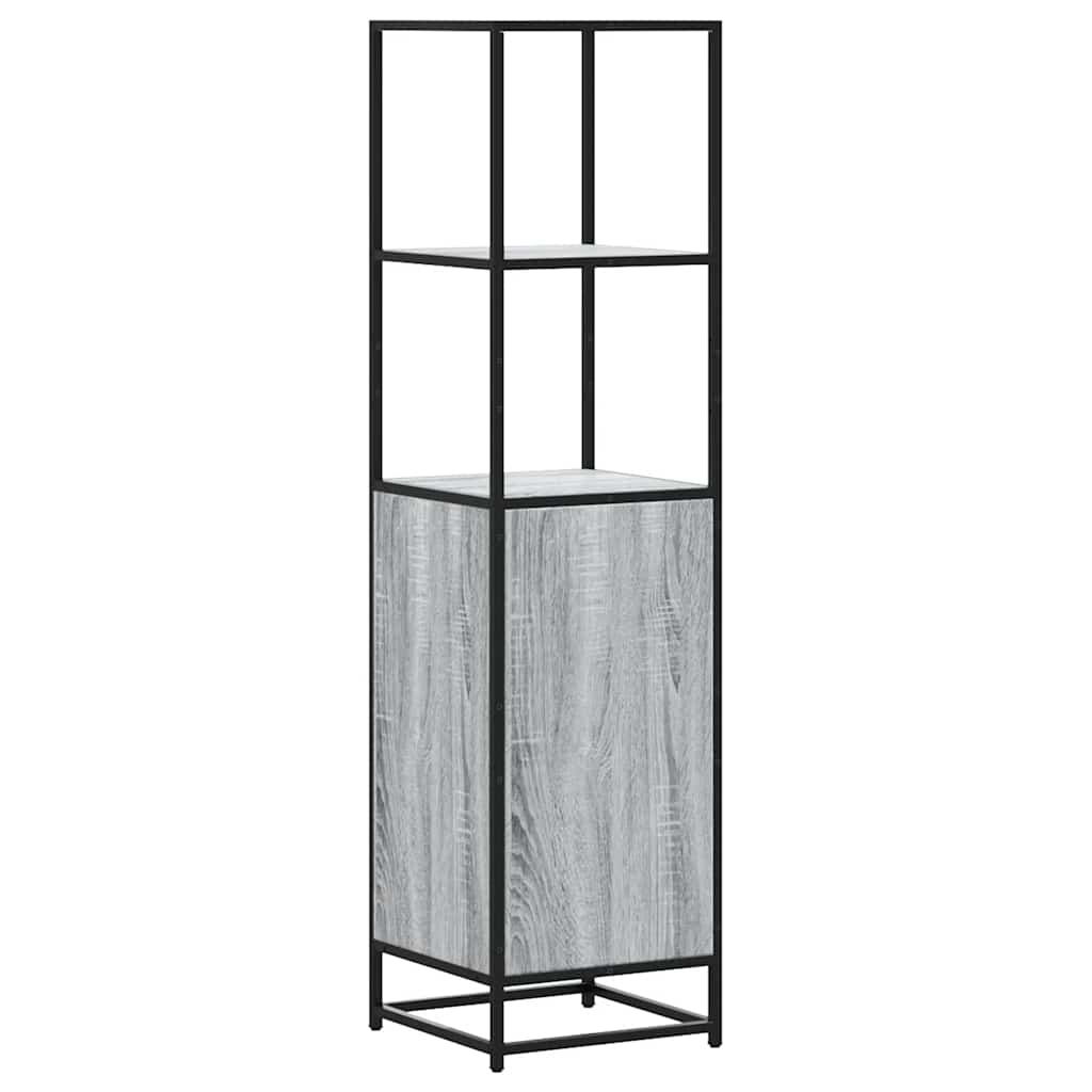 Högskåp 35,5X35X139 Cm Konstruerat Trä Och Metall