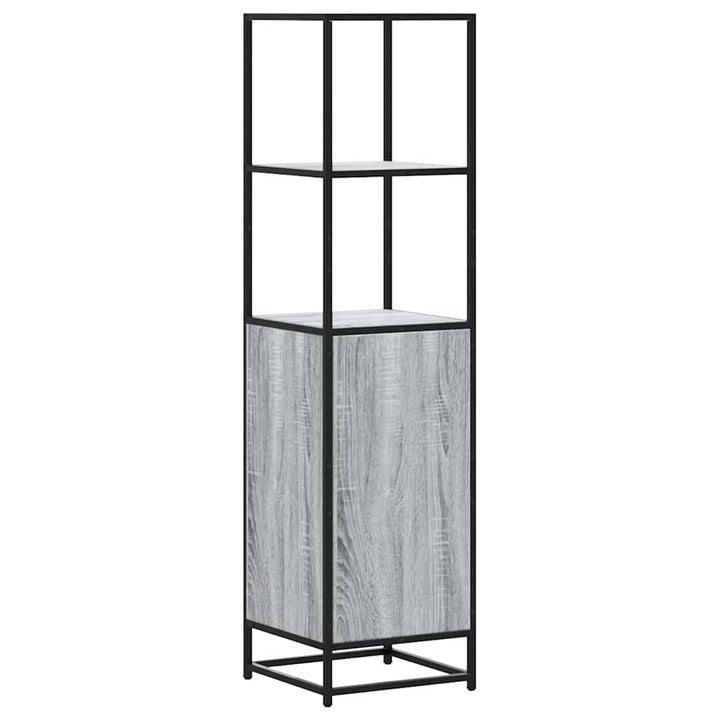 Högskåp 35,5X35X139 Cm Konstruerat Trä Och Metall