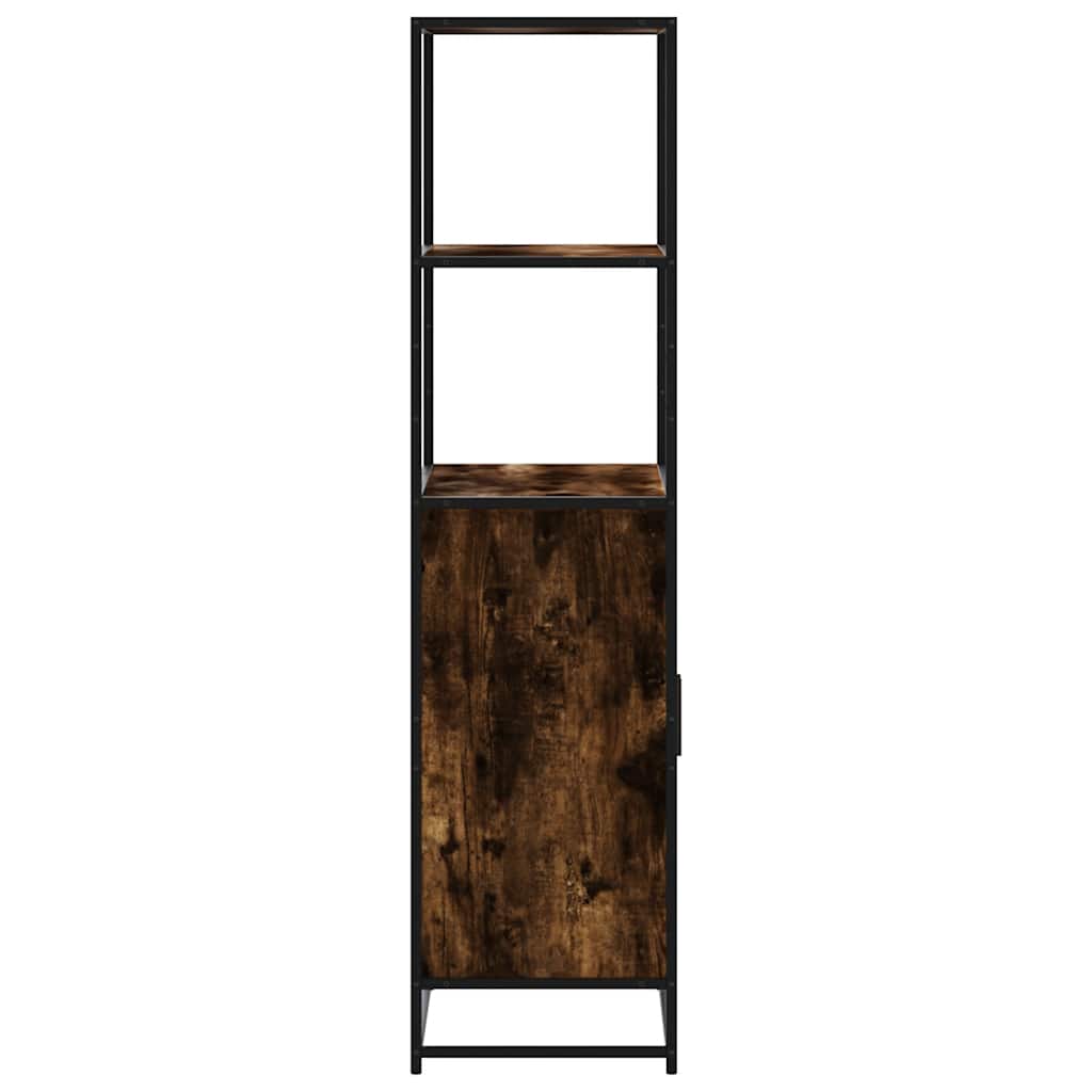 Högskåp 68X35X139 Cm Konstruerat Trä Och Metall