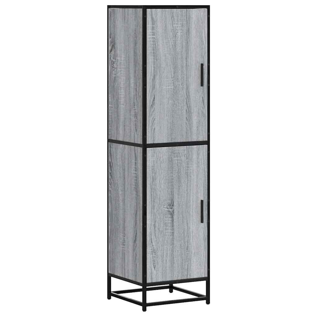 Högskåp 35,5X35X139 Cm Konstruerat Trä Och Metall