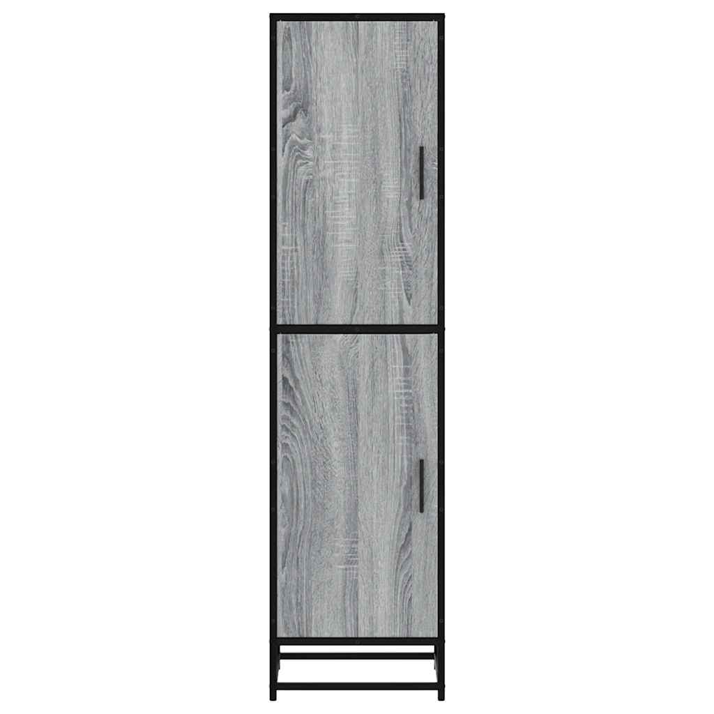 Högskåp 35,5X35X139 Cm Konstruerat Trä Och Metall