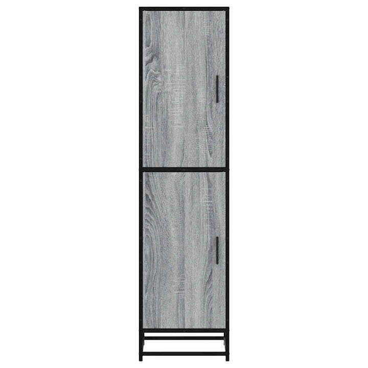 Högskåp 35,5X35X139 Cm Konstruerat Trä Och Metall