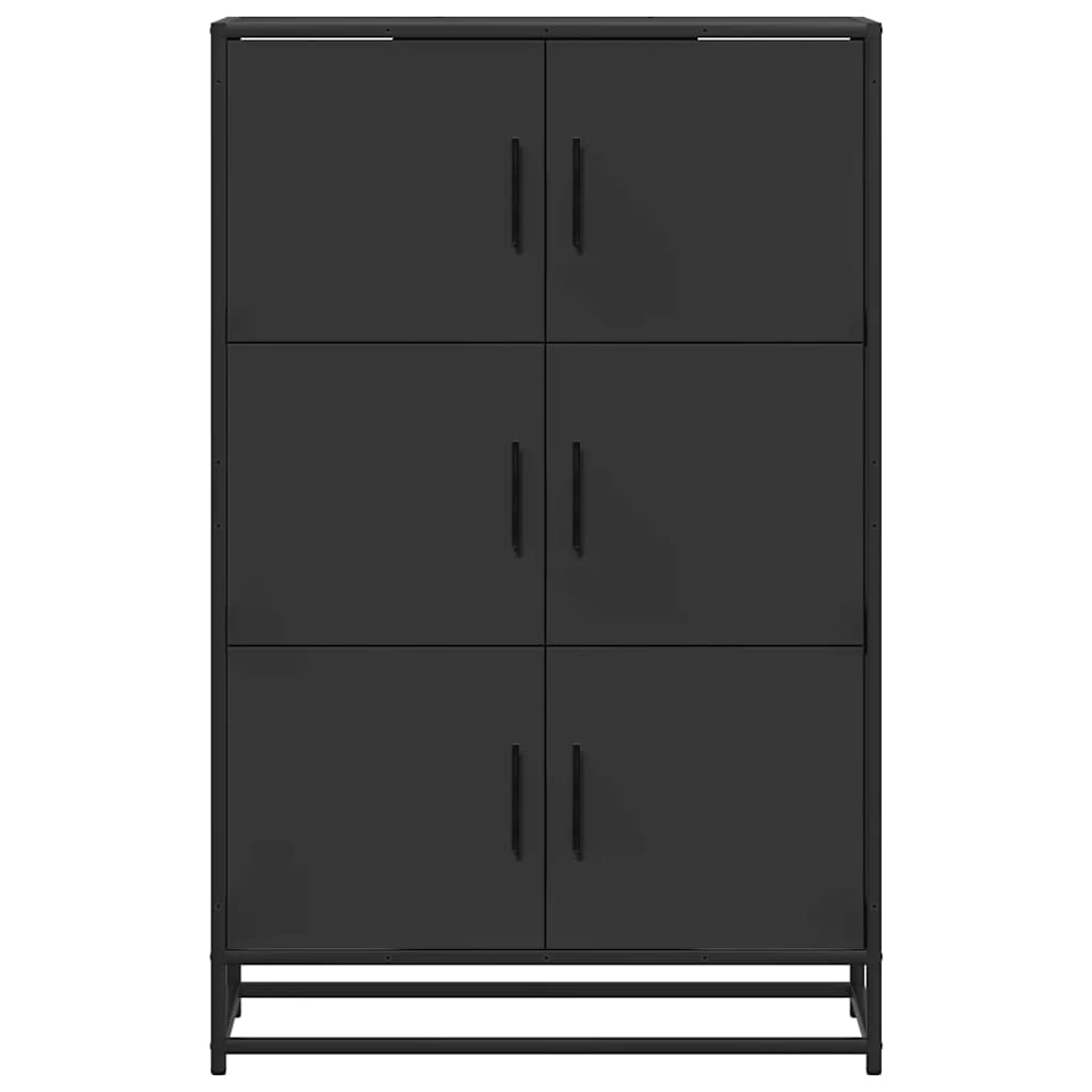 Högskåp 68X35X106,5 Cm Konstruerat Trä Och Metall