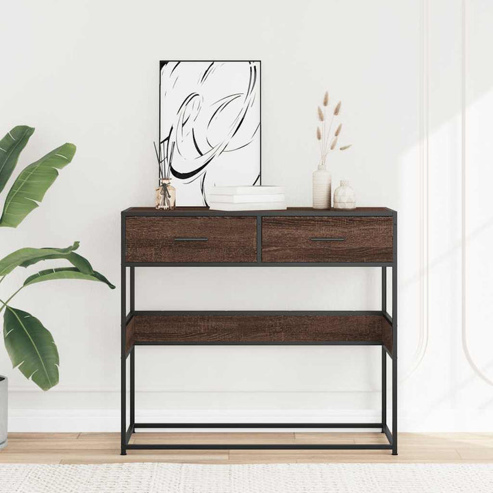 Avlastningsbord 90X35X80 Cm Konstruerat Trä