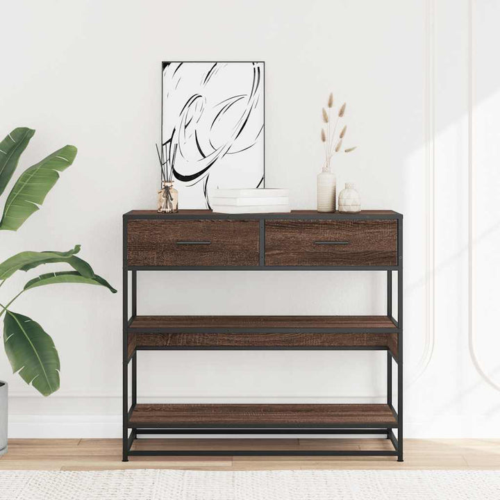 Avlastningsbord 90X35X80 Cm Konstruerat Trä