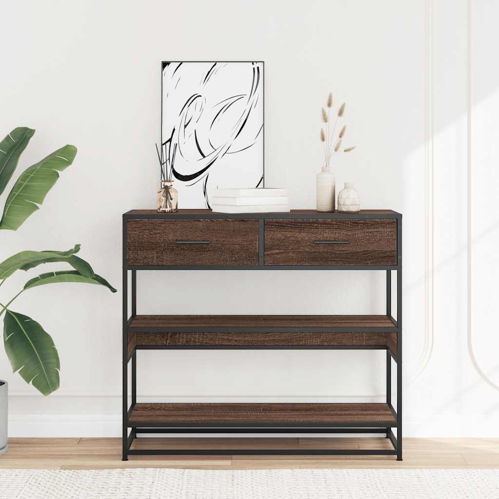 Avlastningsbord 90X35X80 Cm Konstruerat Trä