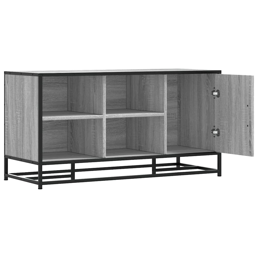 Skobänk 100X40X53,5 Cm Konstruerat Trä Och Metall