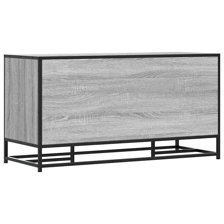Skobänk 100X40X53,5 Cm Konstruerat Trä Och Metall