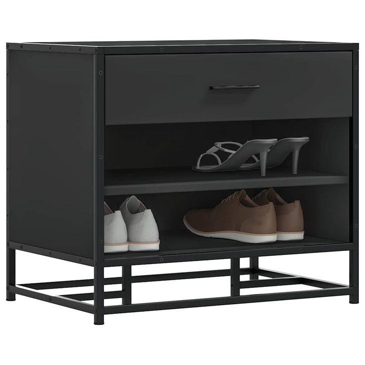 Skobänk Sonoma-Ek 60X40X53,5 Cm Konstruerat Trä Och Metall