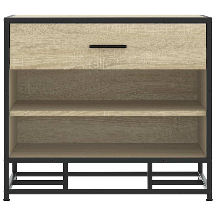 Skobänk Sonoma-Ek 60X40X53,5 Cm Konstruerat Trä Och Metall