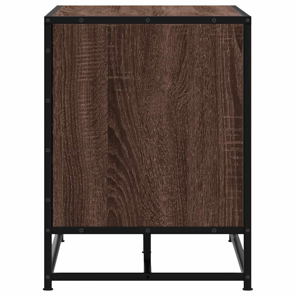 Skobänk 80X40X53,5 Cm Konstruerat Trä Och Metall