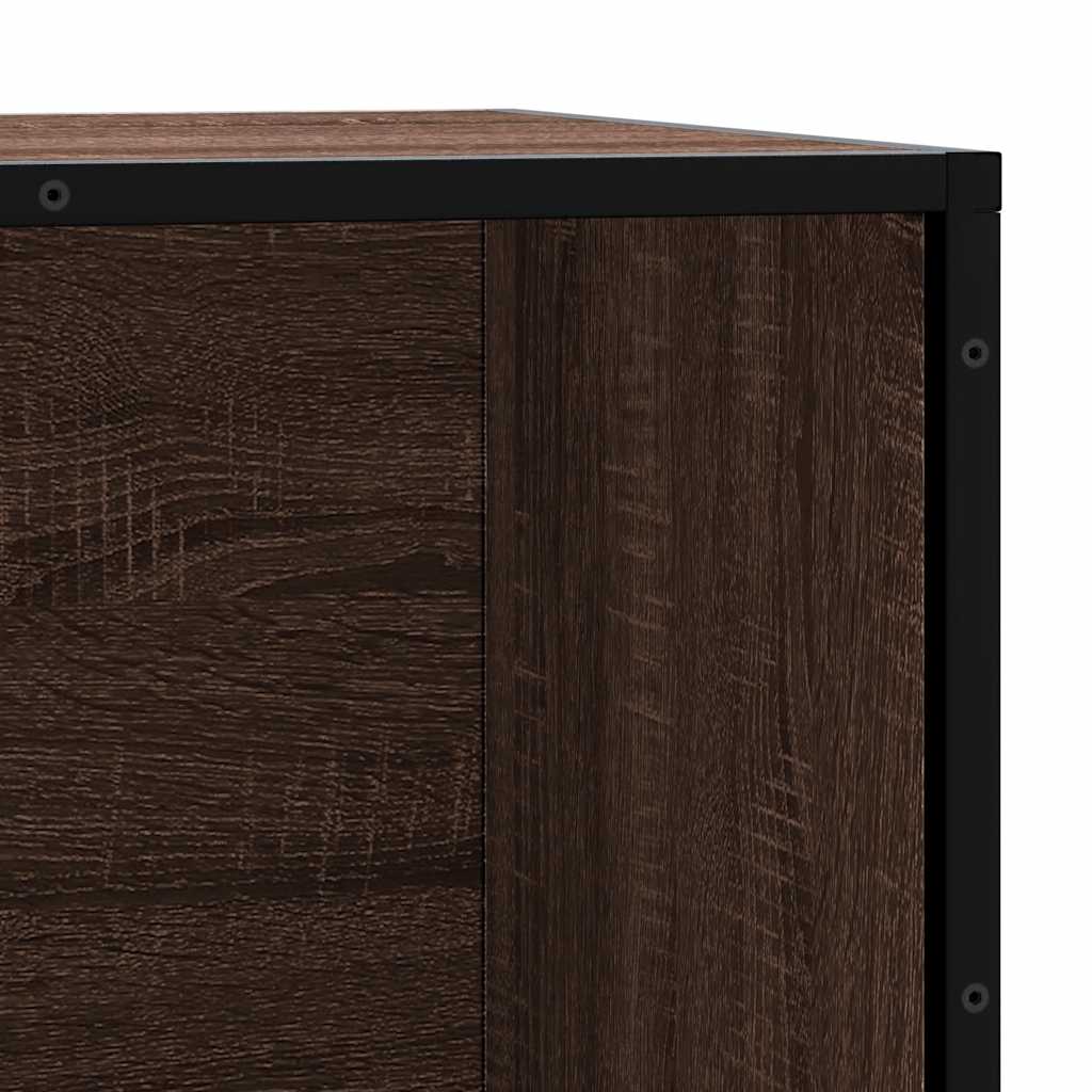 Skobänk 80X40X53,5 Cm Konstruerat Trä Och Metall