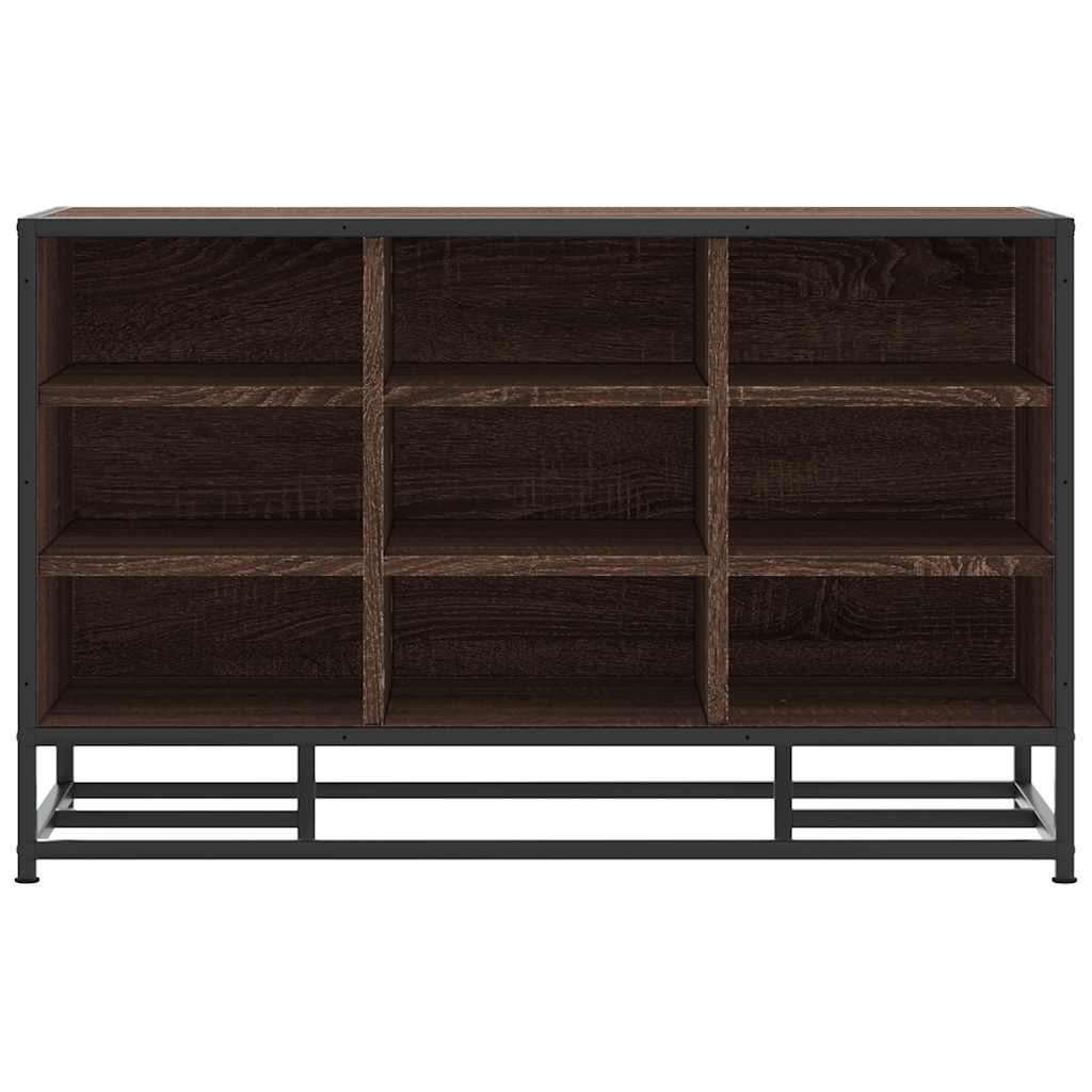 Skobänk 84X40X53,5 Cm Konstruerat Trä Och Metall