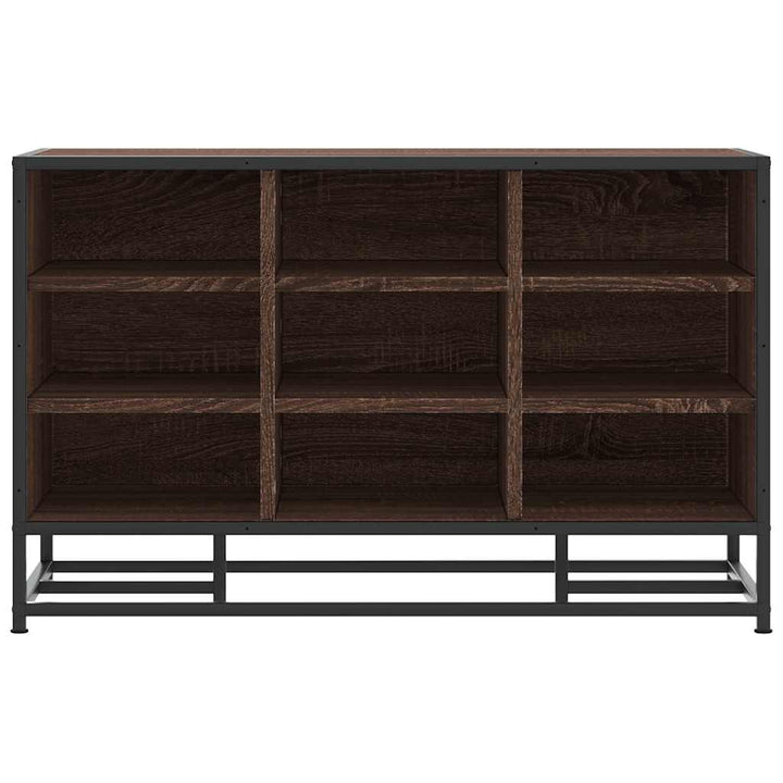 Skobänk 84X40X53,5 Cm Konstruerat Trä Och Metall