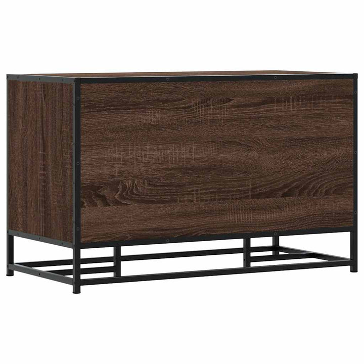 Skobänk 84X40X53,5 Cm Konstruerat Trä Och Metall