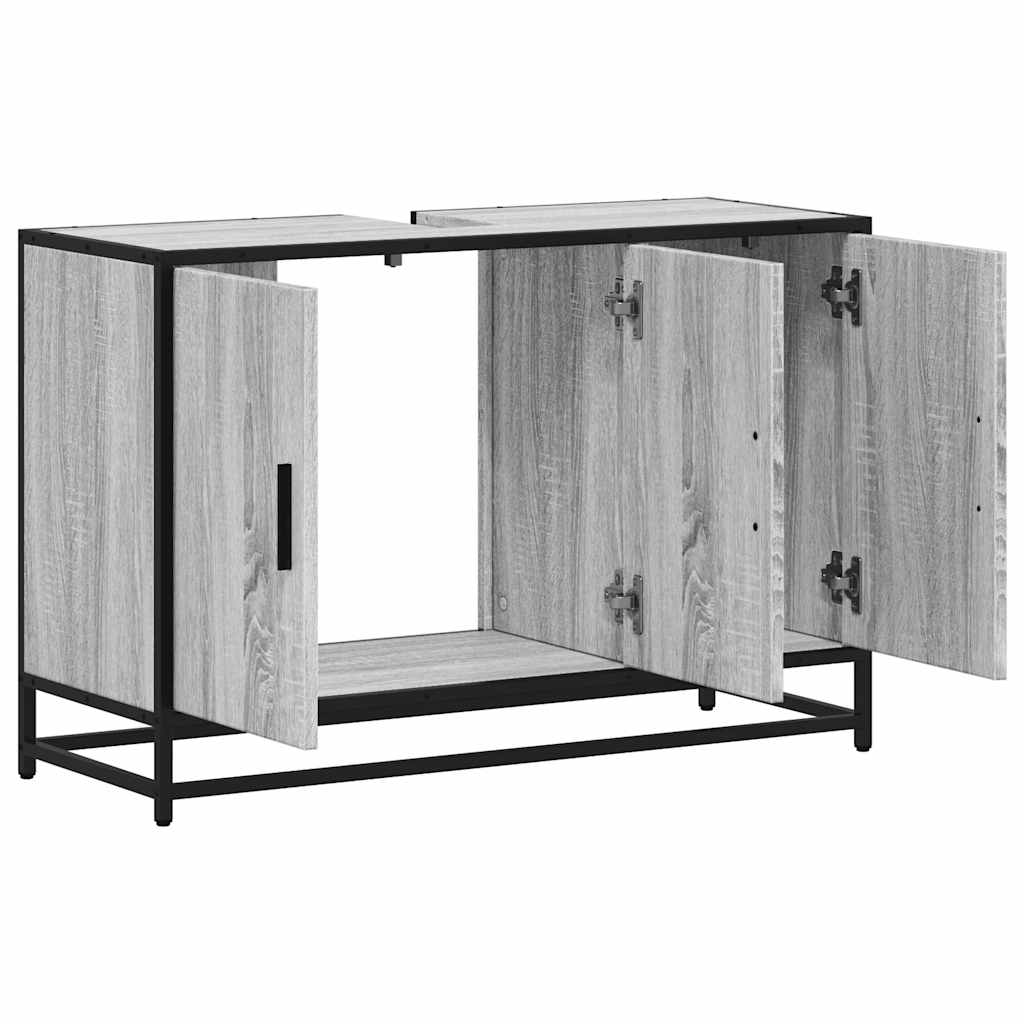 Tvättställsskåp 90X33X60 Cm Konstruerat Trä