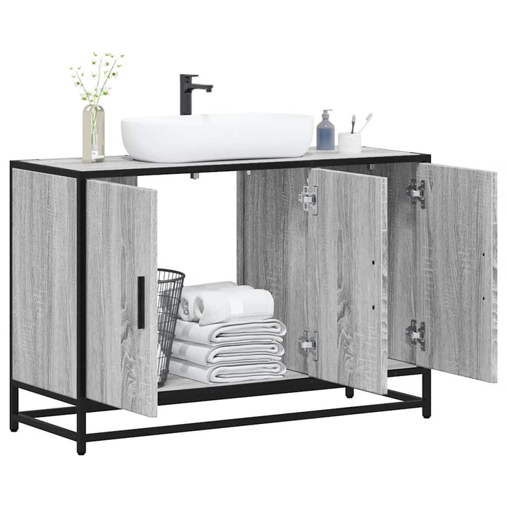 Tvättställsskåp 90X33X60 Cm Konstruerat Trä