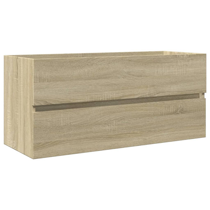 Tvättställsskåp Sonoma-Ek 100X38,5X45 Cm Konstruerat Trä