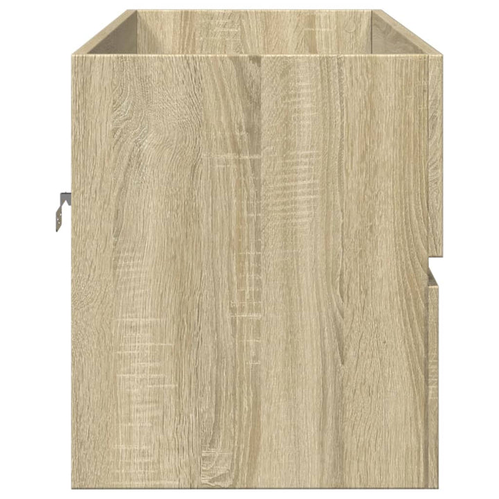 Tvättställsskåp Sonoma-Ek 100X38,5X45 Cm Konstruerat Trä