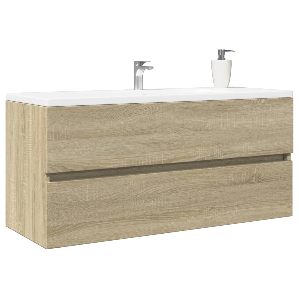 Tvättställsskåp Sonoma-Ek 100X38,5X45 Cm Konstruerat Trä