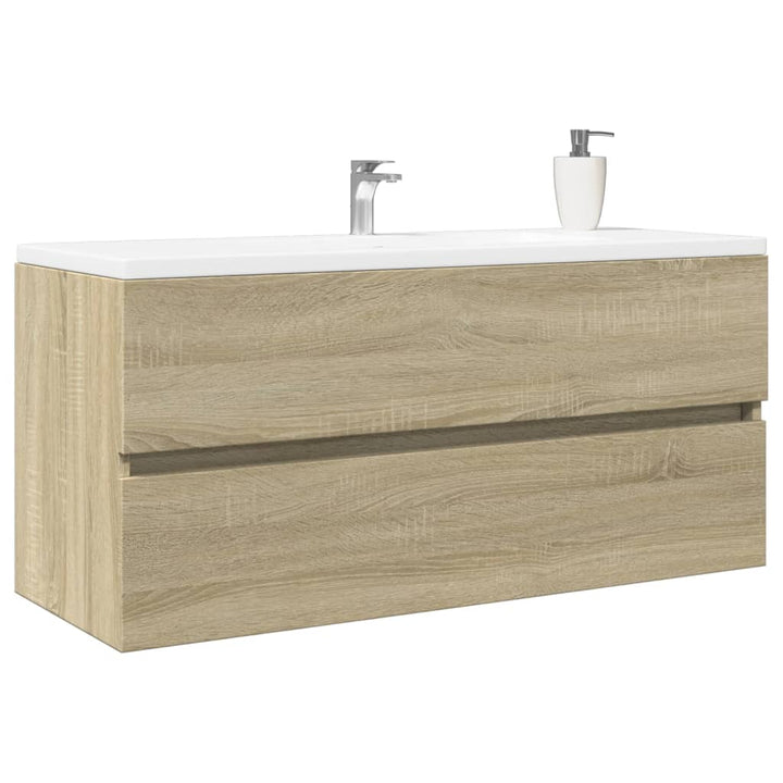 Tvättställsskåp Sonoma-Ek 100X38,5X45 Cm Konstruerat Trä