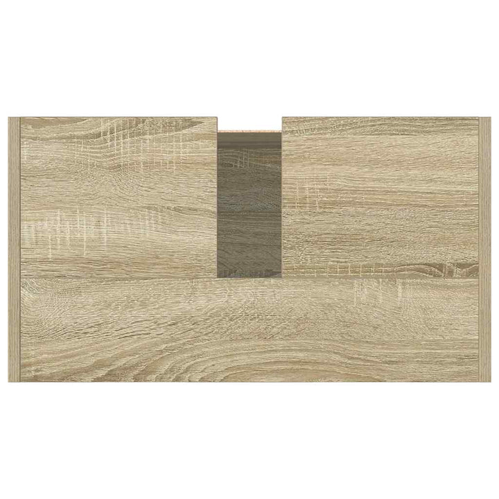 Badrumsskåp Sonoma-Ek 58X33X60 Cm Konstruerat Trä
