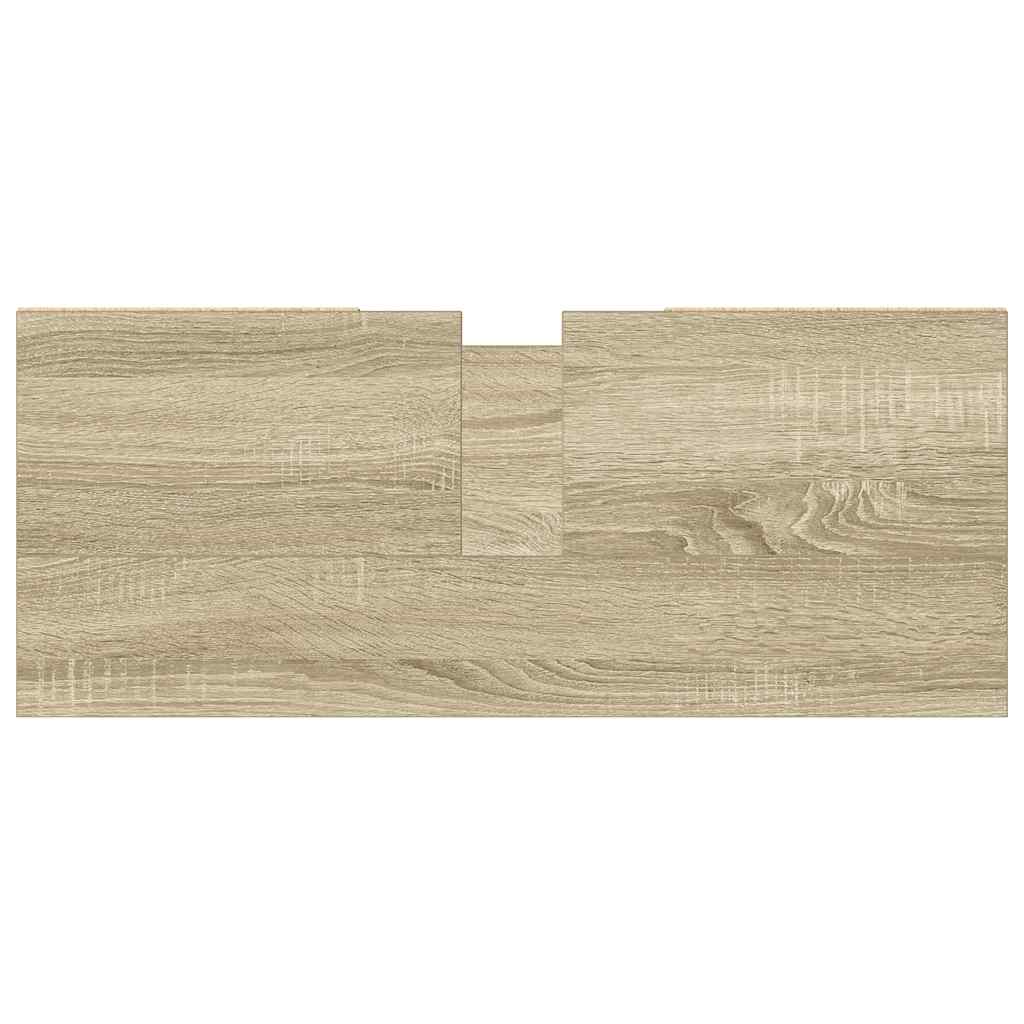 Badrumsskåp Sonoma-Ek 80X33X60 Cm Konstruerat Trä