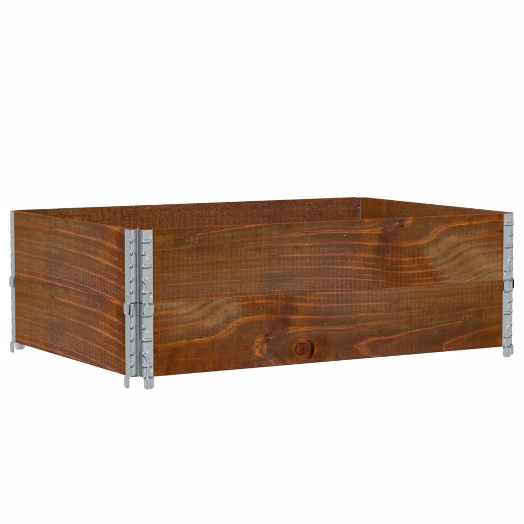 Odlingslåda Brun 120X80 Cm Massiv Furu