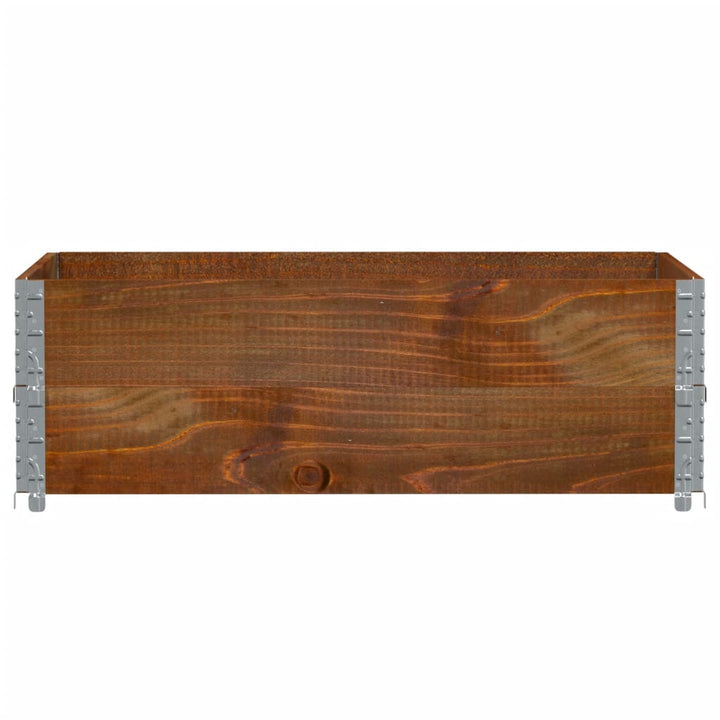 Odlingslåda Brun 120X80 Cm Massiv Furu