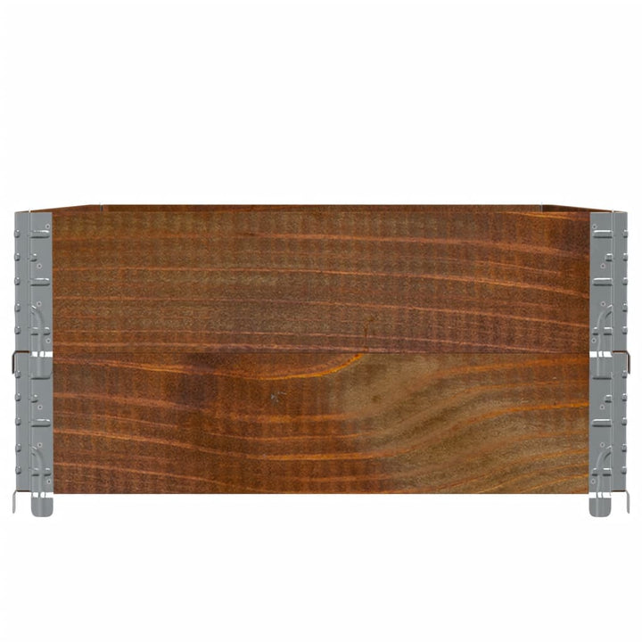Odlingslåda Brun 120X80 Cm Massiv Furu