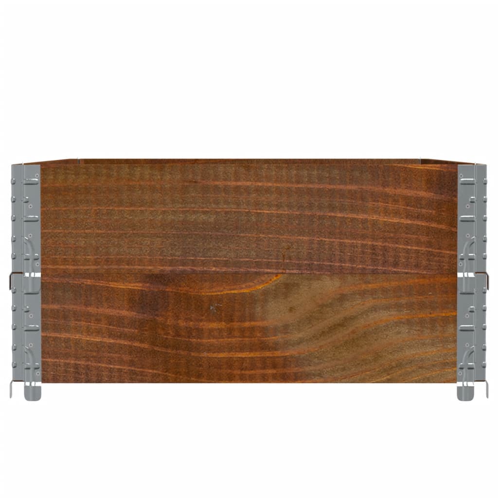 Odlingslåda Brun 120X80 Cm Massiv Furu
