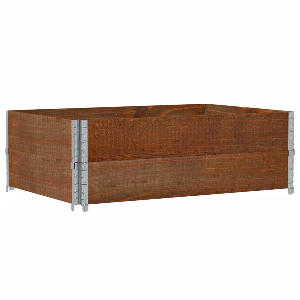 Odlingslåda Brun 120X80 Cm Massiv Furu